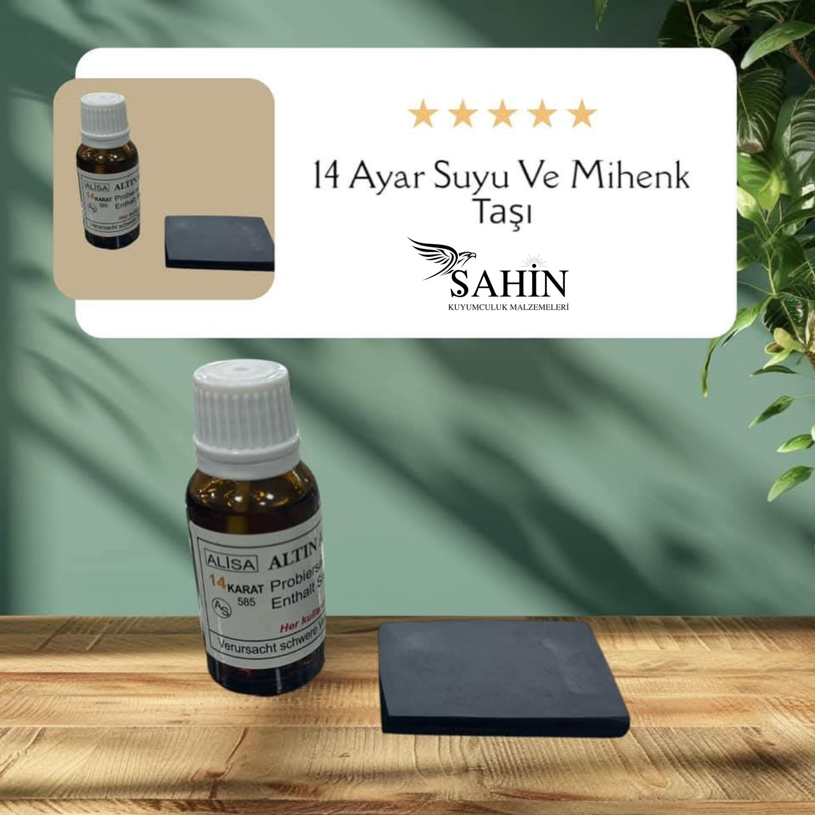 14 Ayar Suyu ve Mihenk Taşı